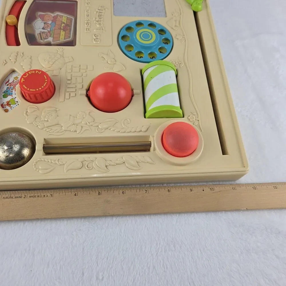 Vintage 1973 Fisher Price Activity Center #134 All Activities Work Fast Ship